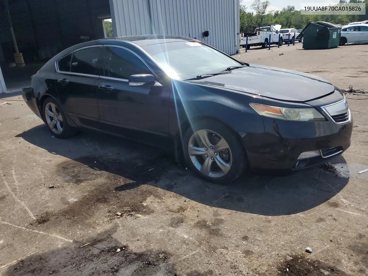 2012 Acura Tl VIN: 19UUA8F70CA015826 Lot: 61704386