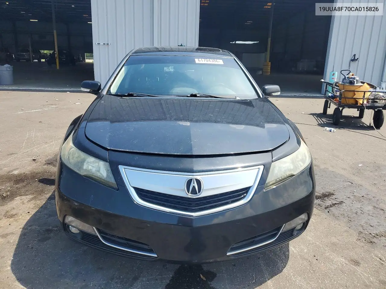 2012 Acura Tl VIN: 19UUA8F70CA015826 Lot: 61704386