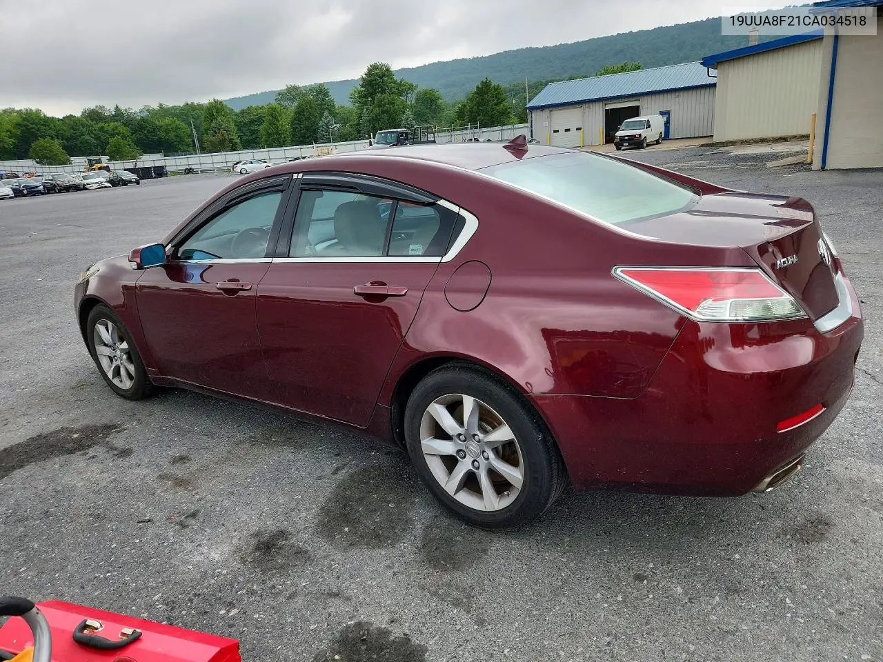 2012 Acura Tl VIN: 19UUA8F21CA034518 Lot: 61851746