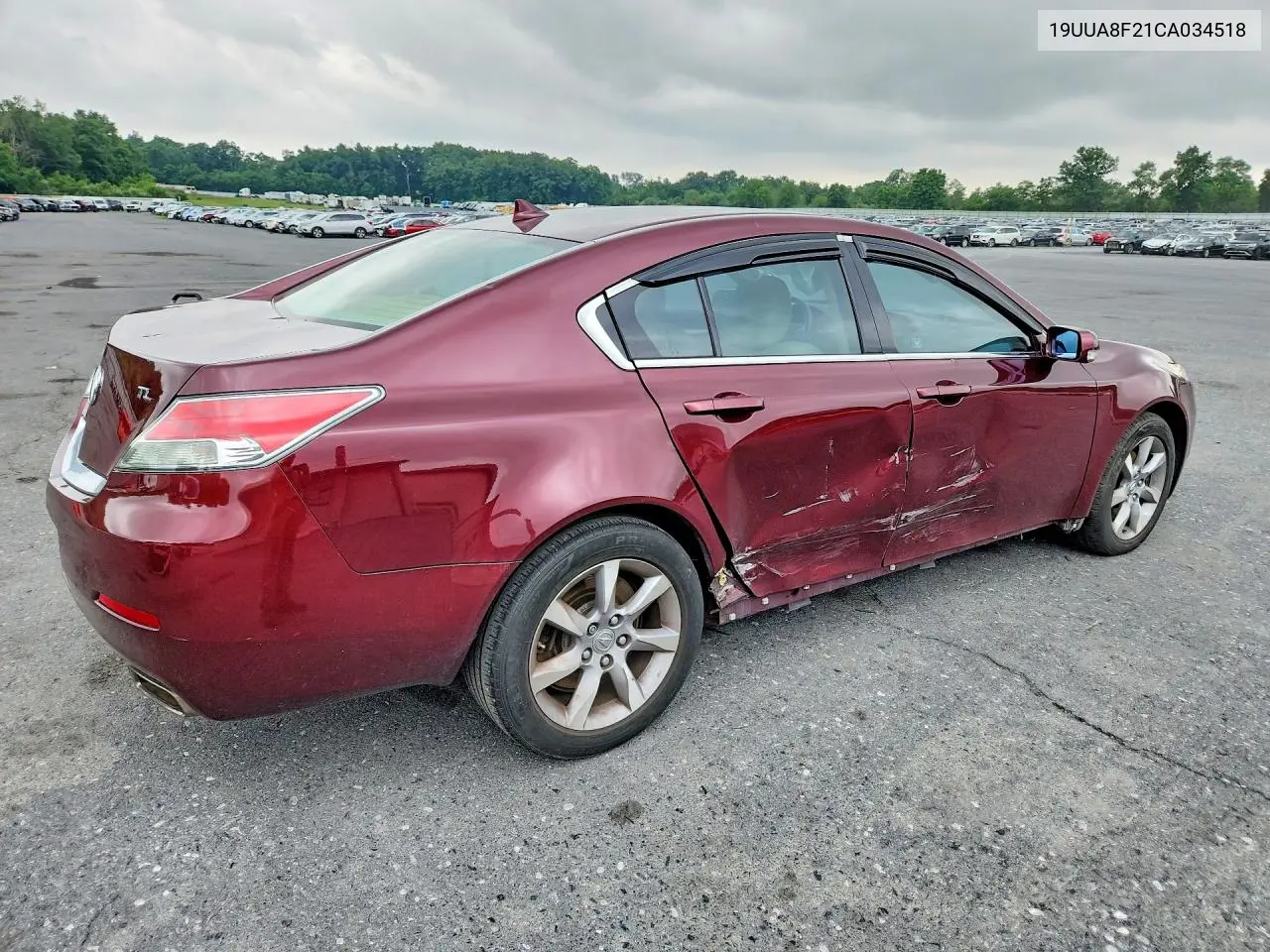 2012 Acura Tl VIN: 19UUA8F21CA034518 Lot: 61851746