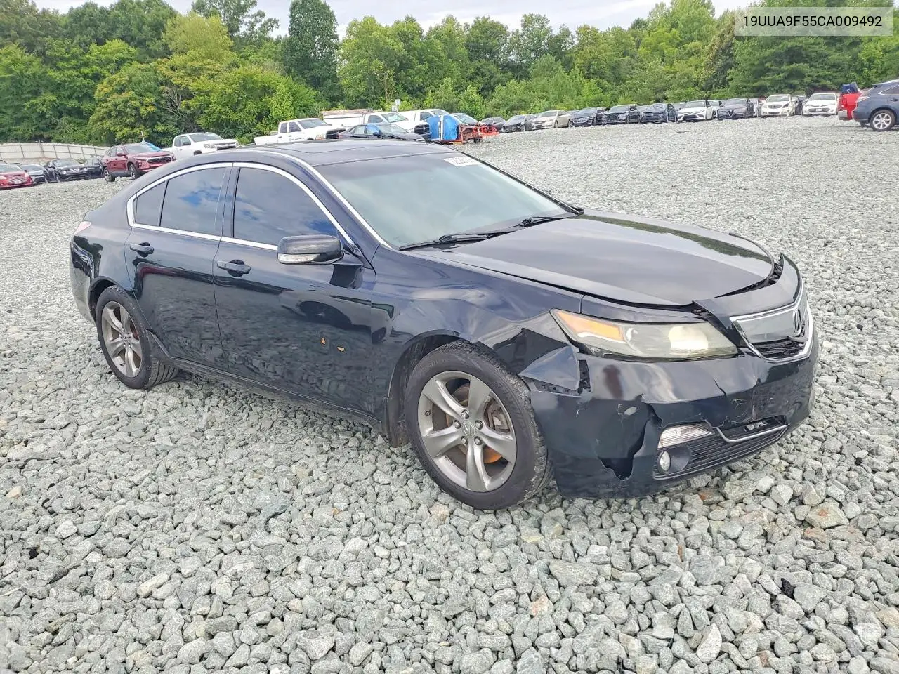 2012 Acura Tl VIN: 19UUA9F55CA009492 Lot: 62038406