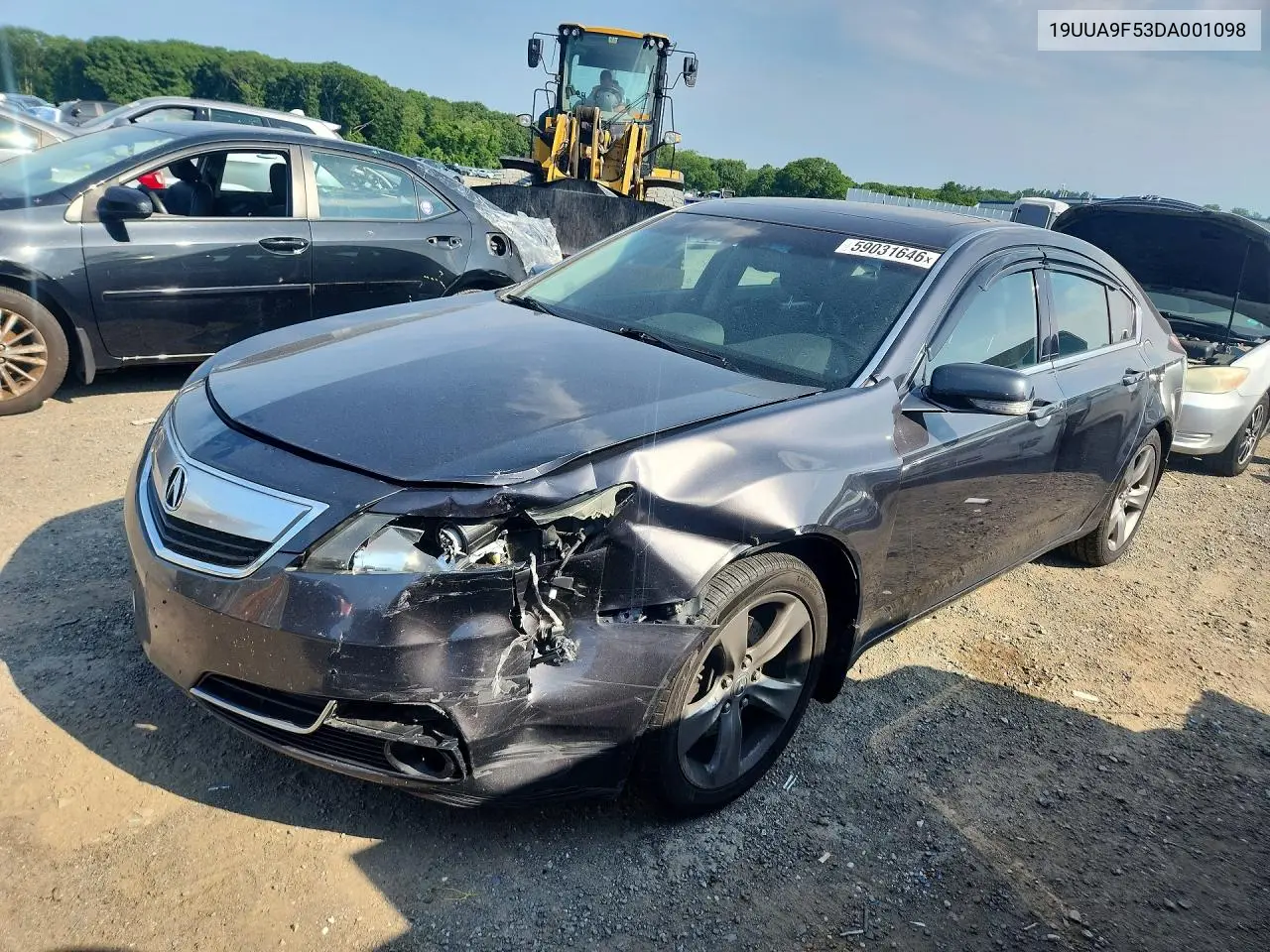 2013 Acura Tl Tech VIN: 19UUA9F53DA001098 Lot: 59031646