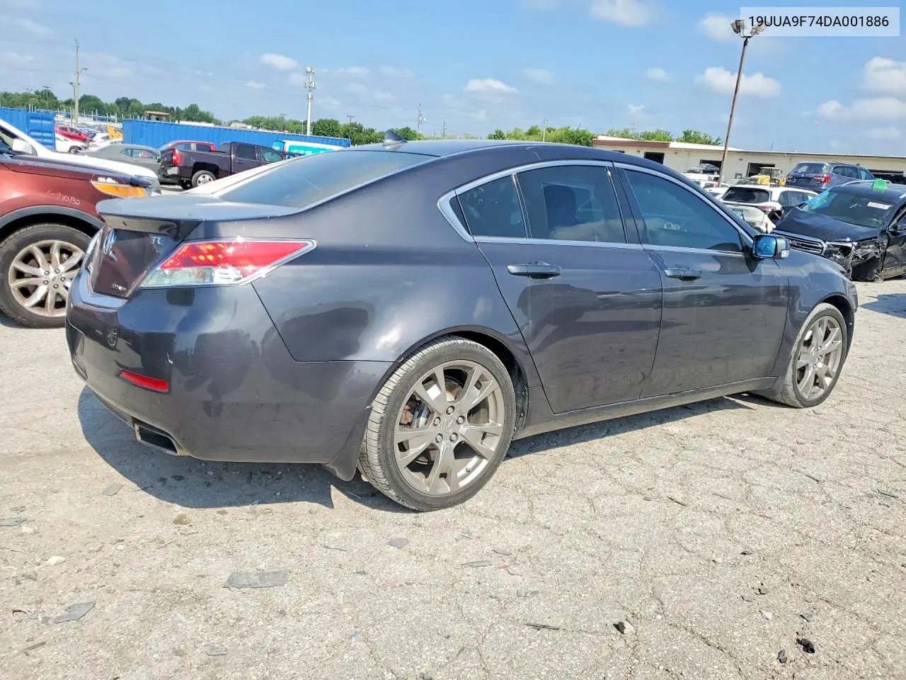 2013 Acura Tl Advance VIN: 19UUA9F74DA001886 Lot: 60029116