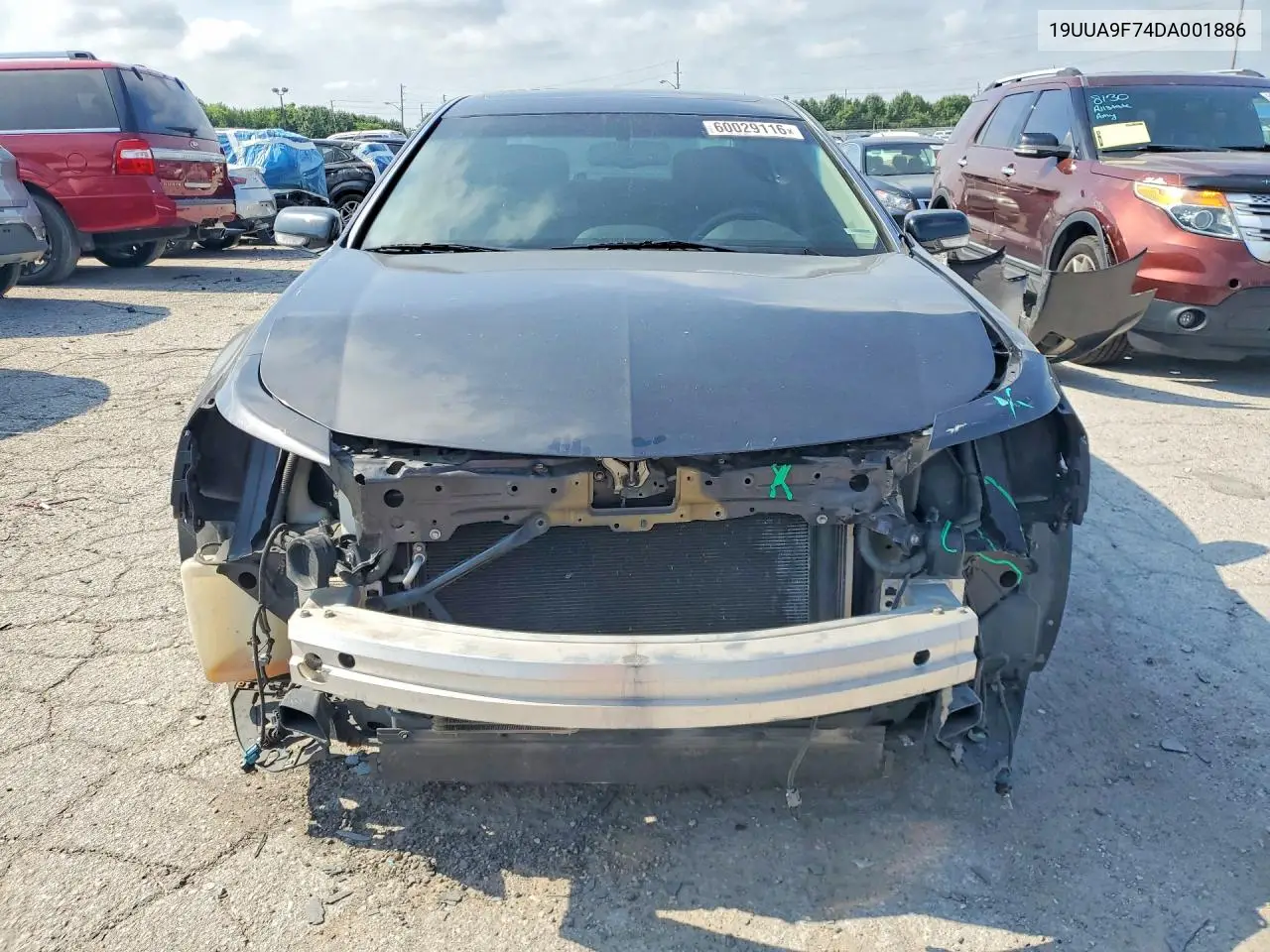 2013 Acura Tl Advance VIN: 19UUA9F74DA001886 Lot: 60029116
