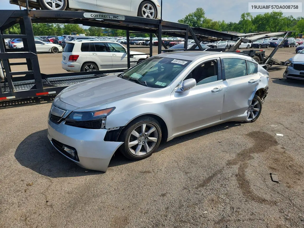 2013 Acura Tl Tech VIN: 19UUA8F57DA008758 Lot: 60415726