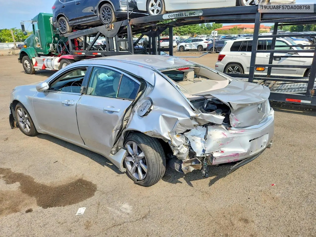 2013 Acura Tl Tech VIN: 19UUA8F57DA008758 Lot: 60415726