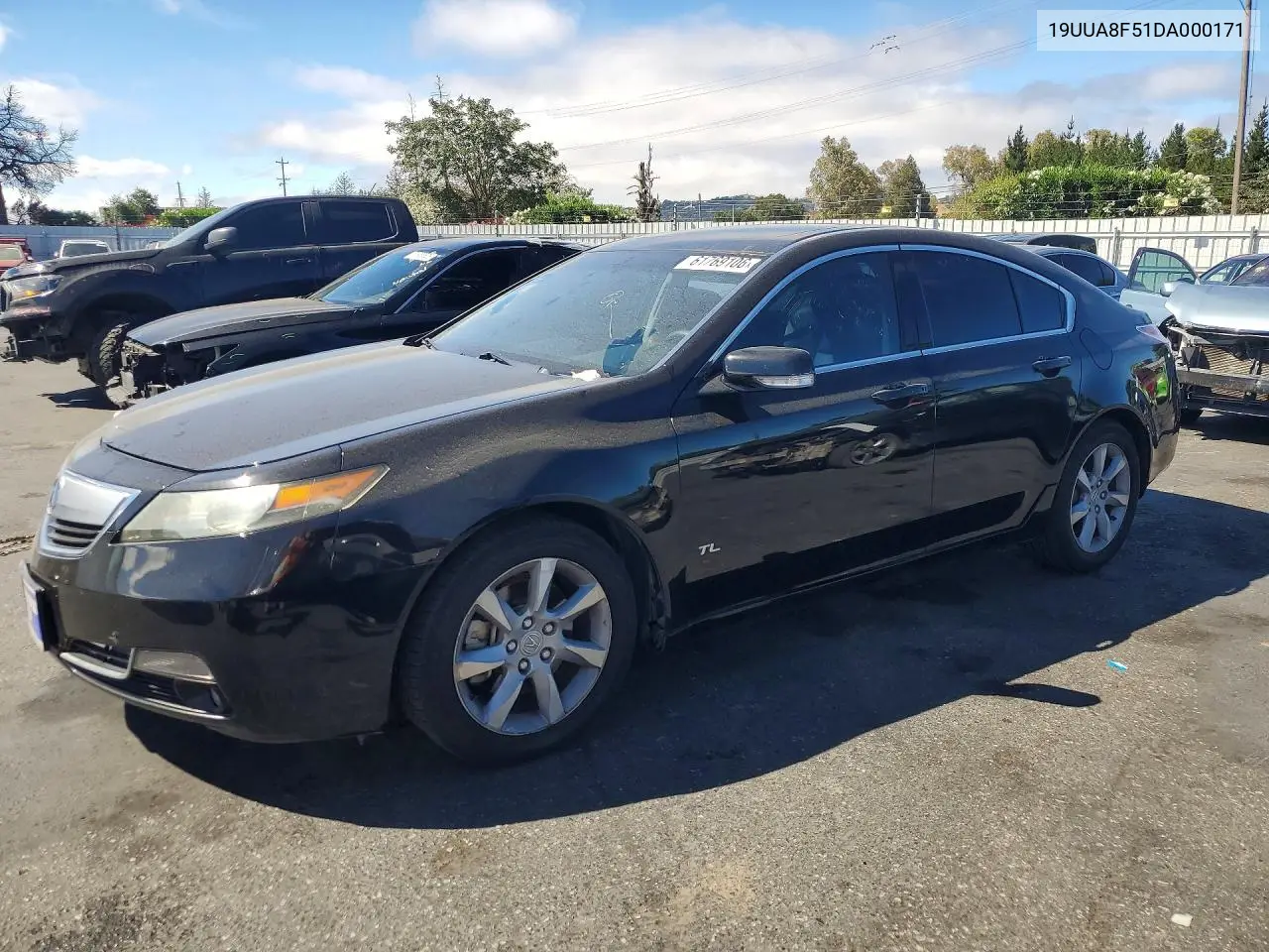 2013 Acura Tl Tech VIN: 19UUA8F51DA000171 Lot: 61769106