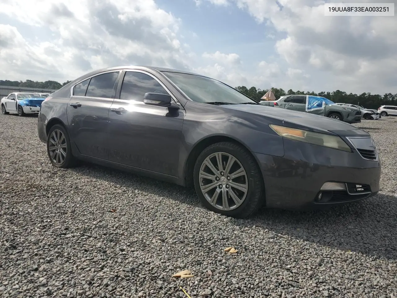 2014 Acura Tl Se VIN: 19UUA8F33EA003251 Lot: 61421816