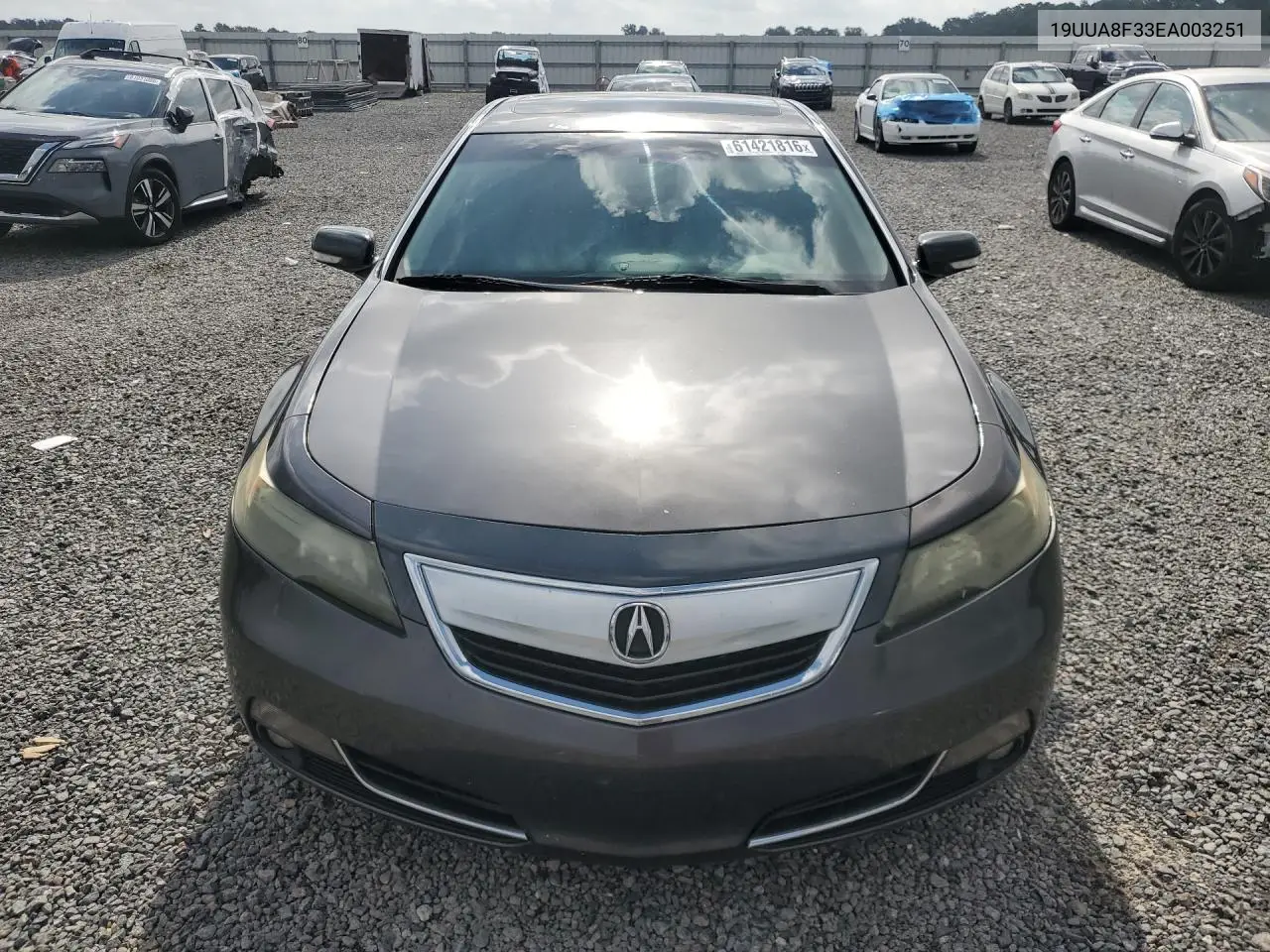 2014 Acura Tl Se VIN: 19UUA8F33EA003251 Lot: 61421816