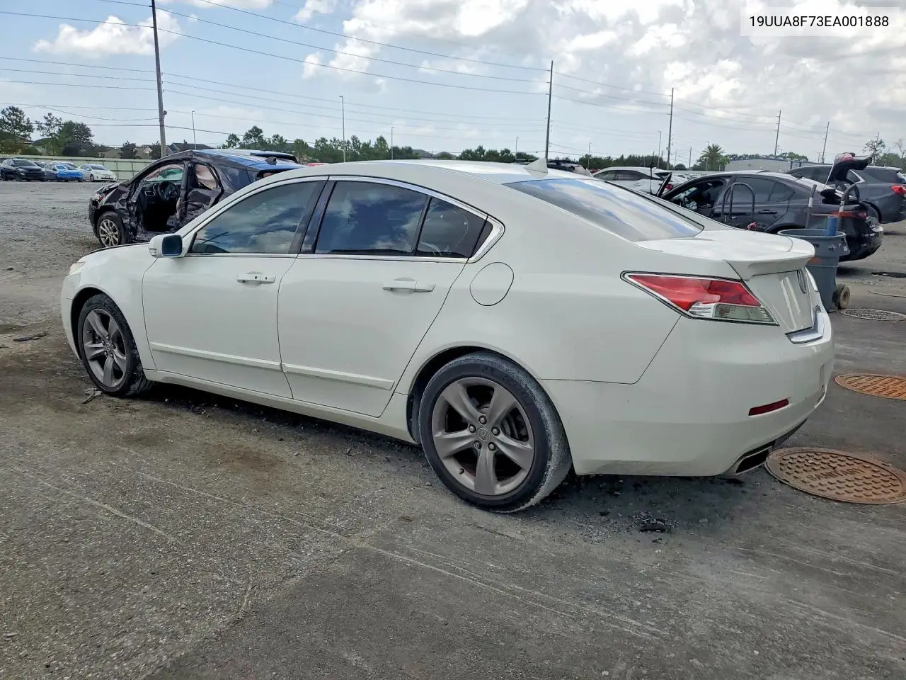 2014 Acura Tl Advance VIN: 19UUA8F73EA001888 Lot: 61879576