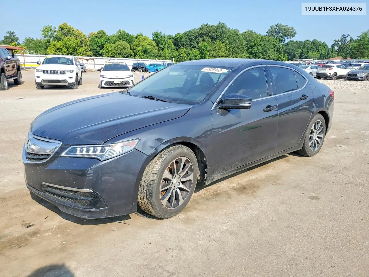 2015 Acura Tlx VIN: 19UUB1F3XFA024376 Lot: 58905356