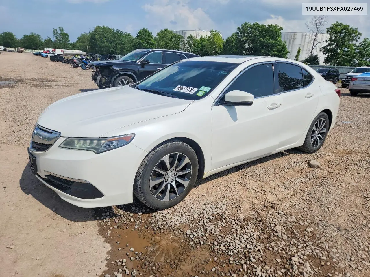 2015 Acura Tlx VIN: 19UUB1F3XFA027469 Lot: 59677976