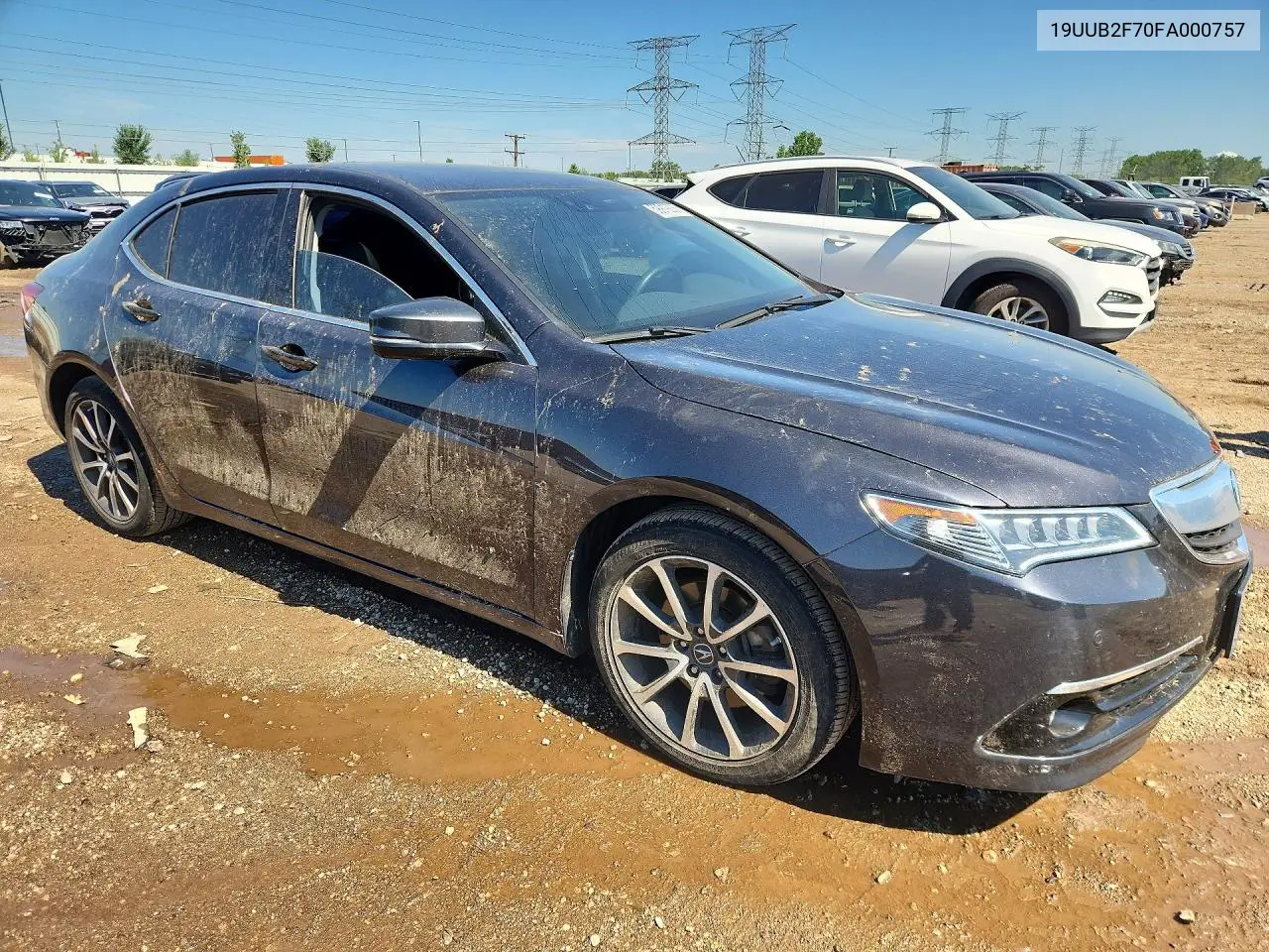 2015 Acura Tlx Advance VIN: 19UUB2F70FA000757 Lot: 59919236