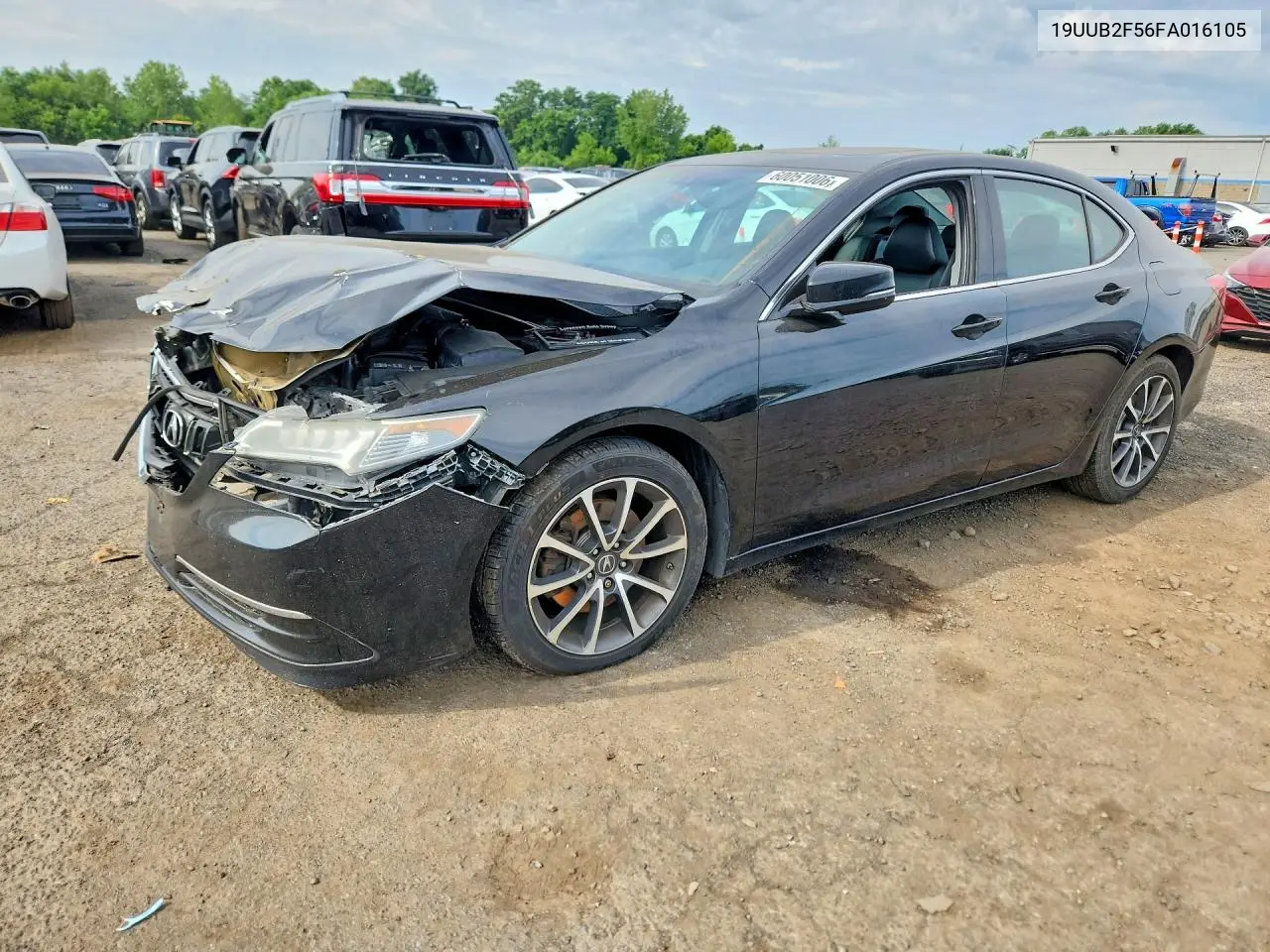 2015 Acura Tlx Tech VIN: 19UUB2F56FA016105 Lot: 60051006