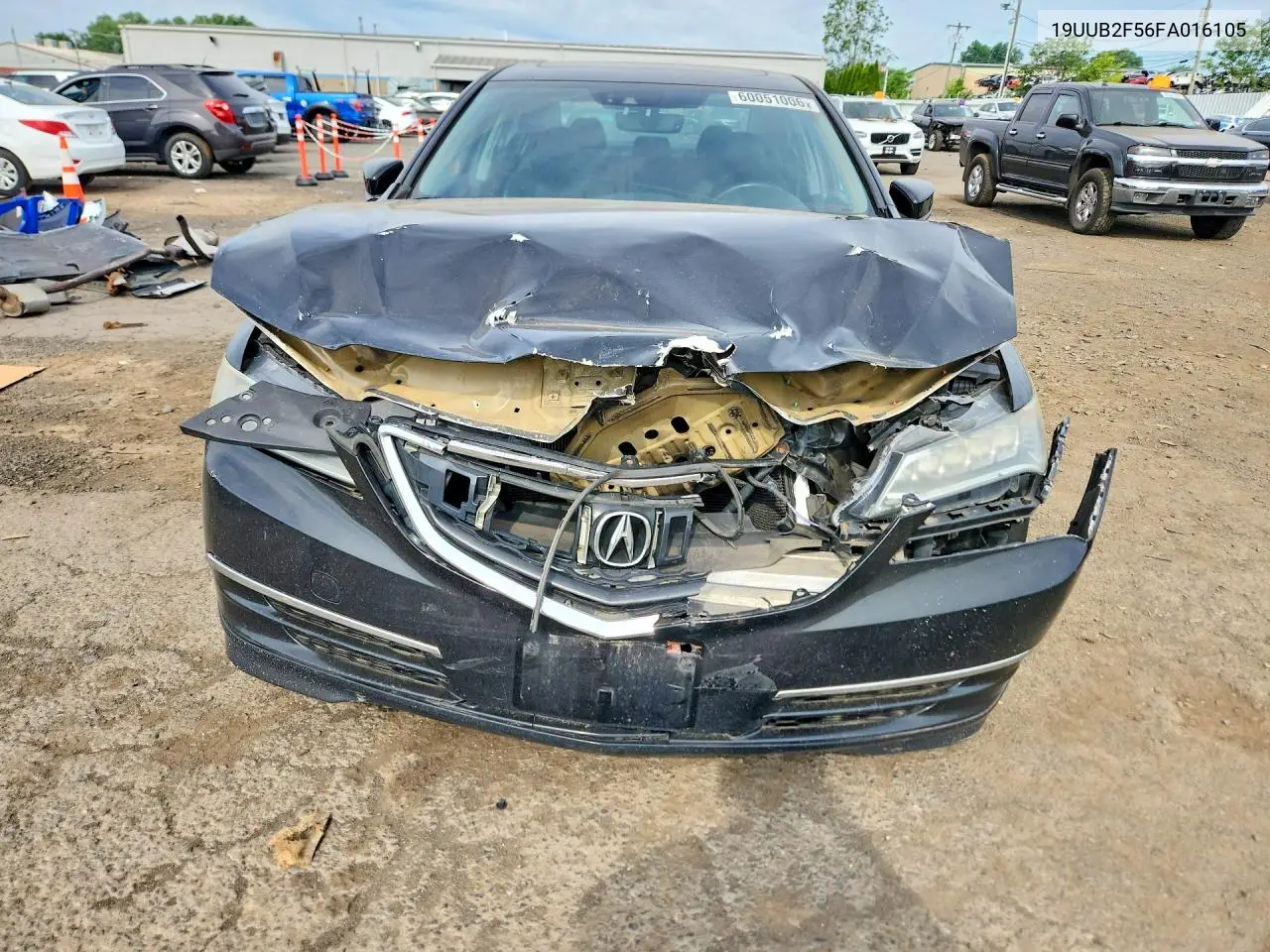 2015 Acura Tlx Tech VIN: 19UUB2F56FA016105 Lot: 60051006