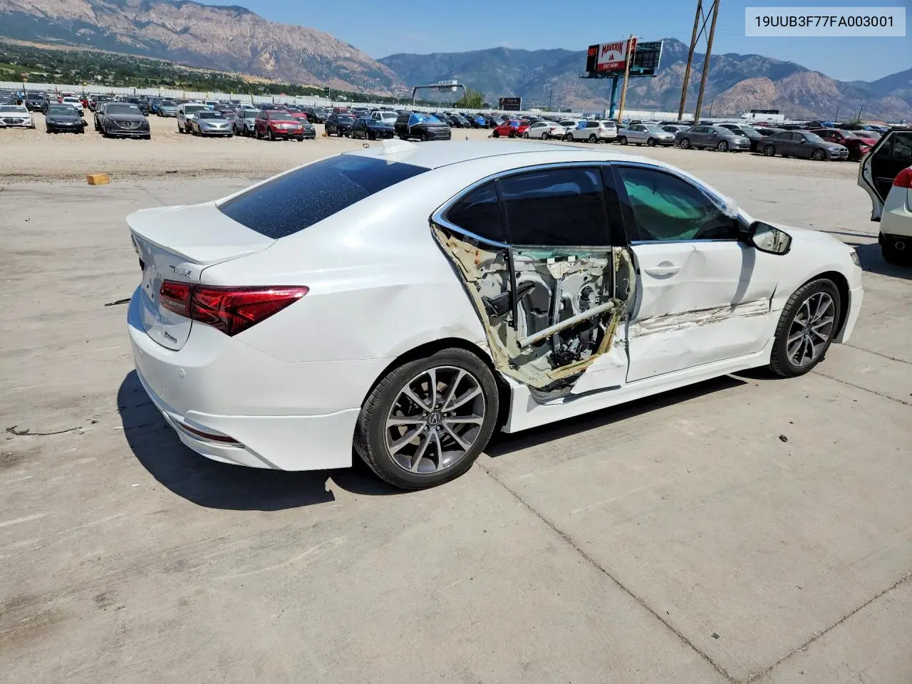 2015 Acura Tlx Advance VIN: 19UUB3F77FA003001 Lot: 60053316