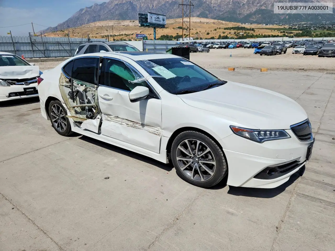 2015 Acura Tlx Advance VIN: 19UUB3F77FA003001 Lot: 60053316