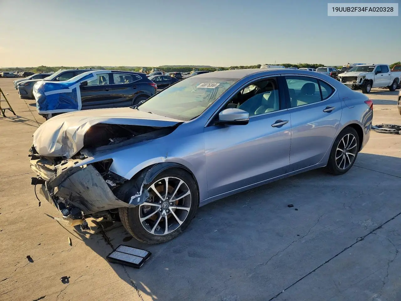 2015 Acura Tlx VIN: 19UUB2F34FA020328 Lot: 60076366