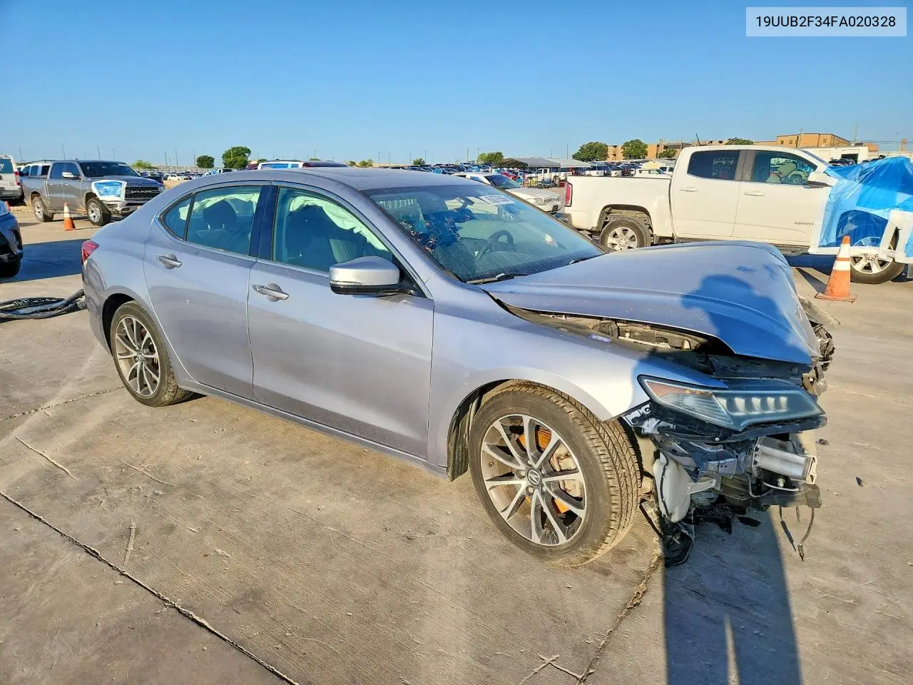 2015 Acura Tlx VIN: 19UUB2F34FA020328 Lot: 60076366
