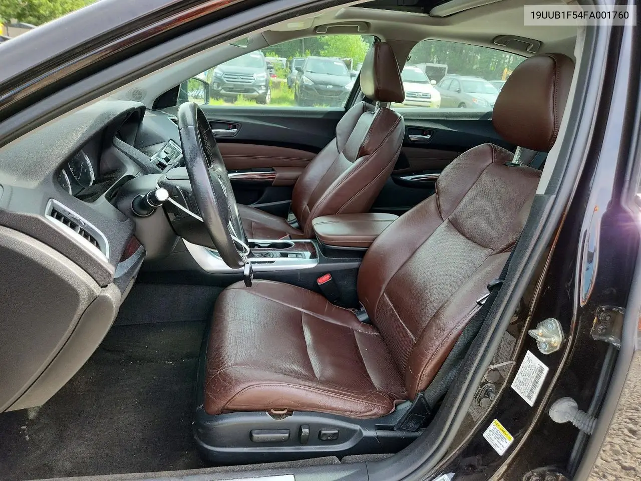 2015 Acura Tlx Tech VIN: 19UUB1F54FA001760 Lot: 60460926
