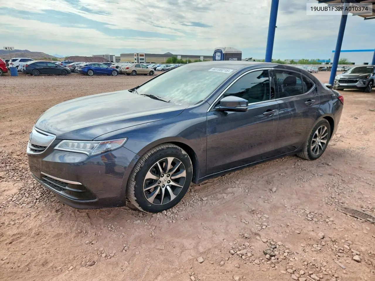 2015 Acura Tlx VIN: 19UUB1F32FA010374 Lot: 60700216