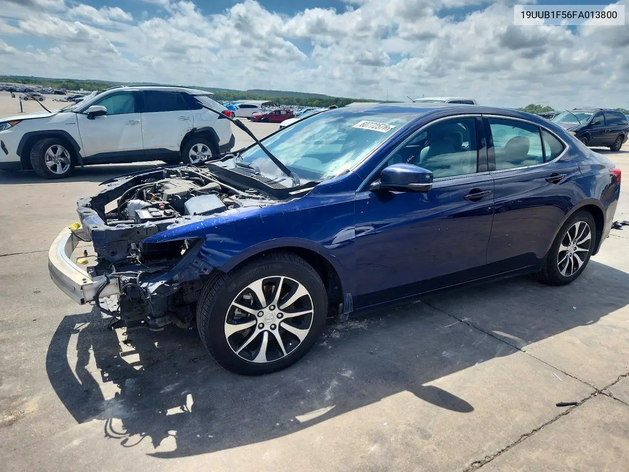 2015 Acura Tlx Tech VIN: 19UUB1F56FA013800 Lot: 60772576