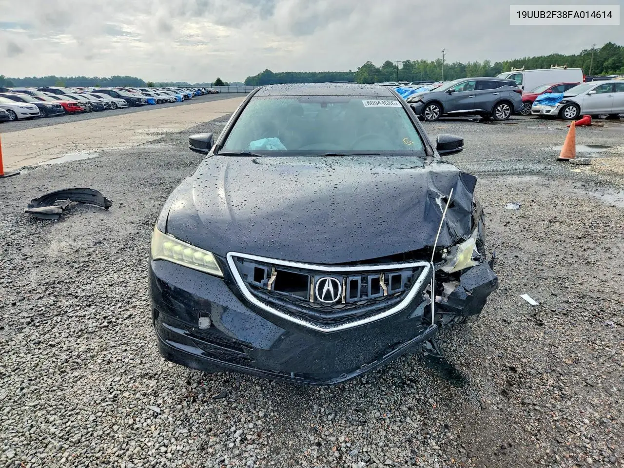 2015 Acura Tlx VIN: 19UUB2F38FA014614 Lot: 60944686