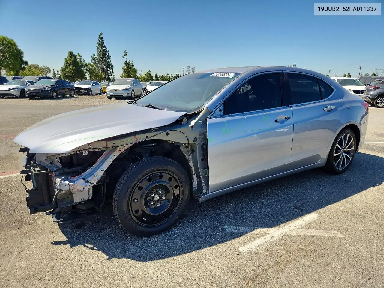 2015 Acura Tlx Tech VIN: 19UUB2F52FA011337 Lot: 61018826