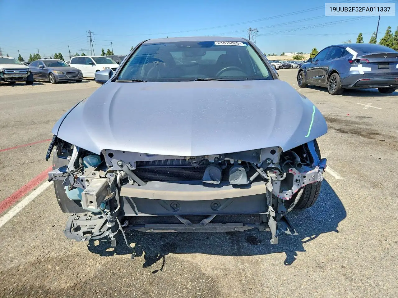 2015 Acura Tlx Tech VIN: 19UUB2F52FA011337 Lot: 61018826