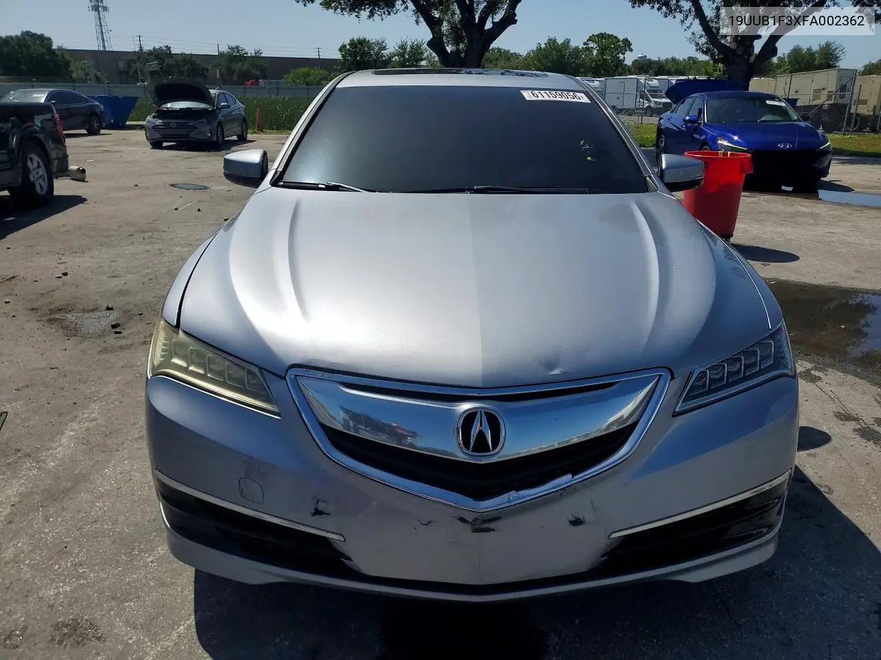 2015 Acura Tlx VIN: 19UUB1F3XFA002362 Lot: 61159056