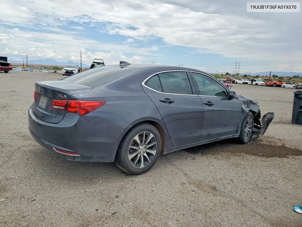 2015 Acura Tlx VIN: 19UUB1F36FA019370 Lot: 61618416