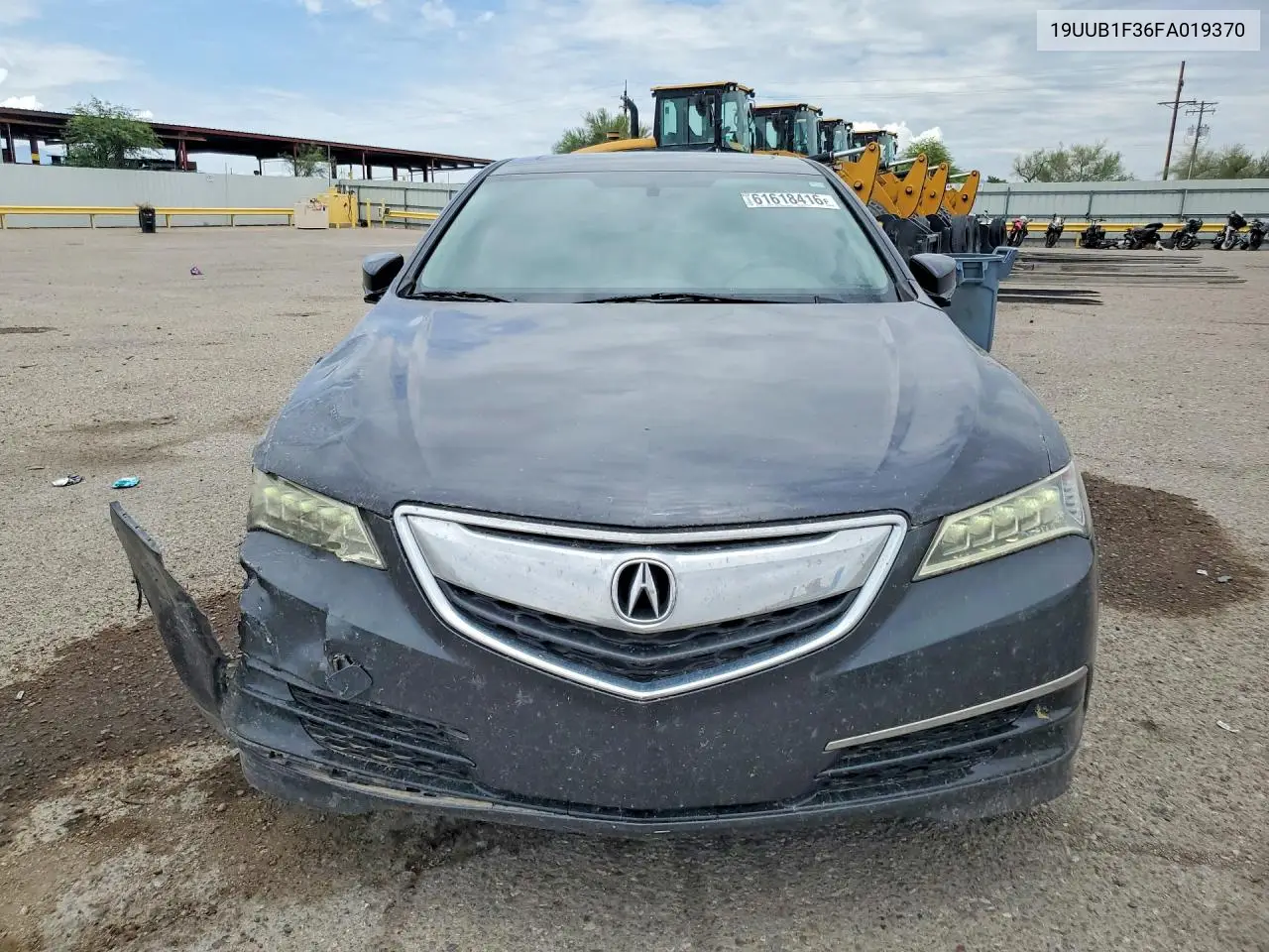 2015 Acura Tlx VIN: 19UUB1F36FA019370 Lot: 61618416