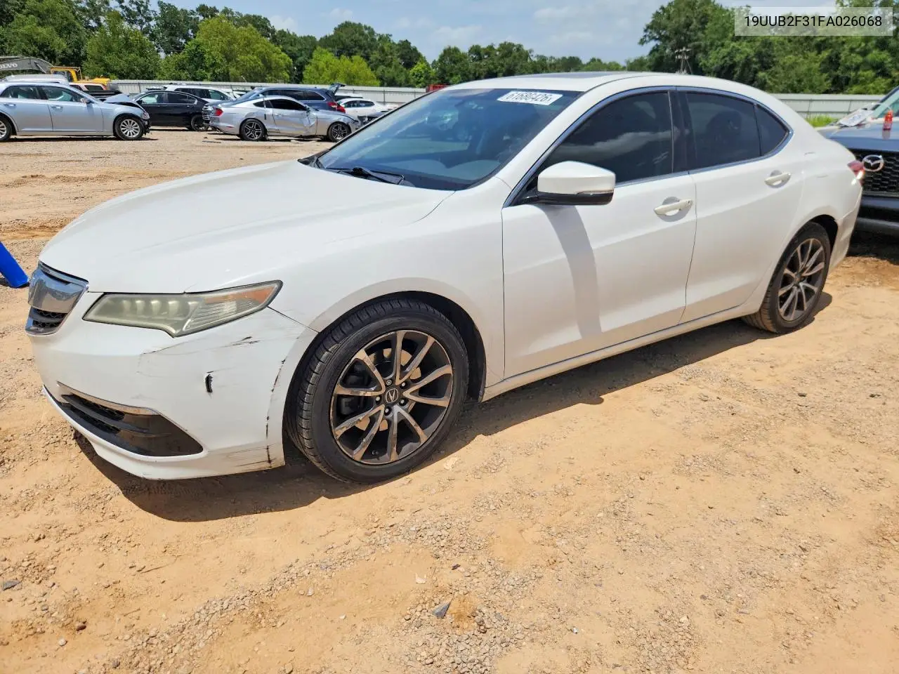 2015 Acura Tlx VIN: 19UUB2F31FA026068 Lot: 61680426