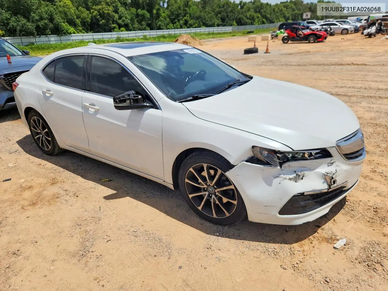 2015 Acura Tlx VIN: 19UUB2F31FA026068 Lot: 61680426