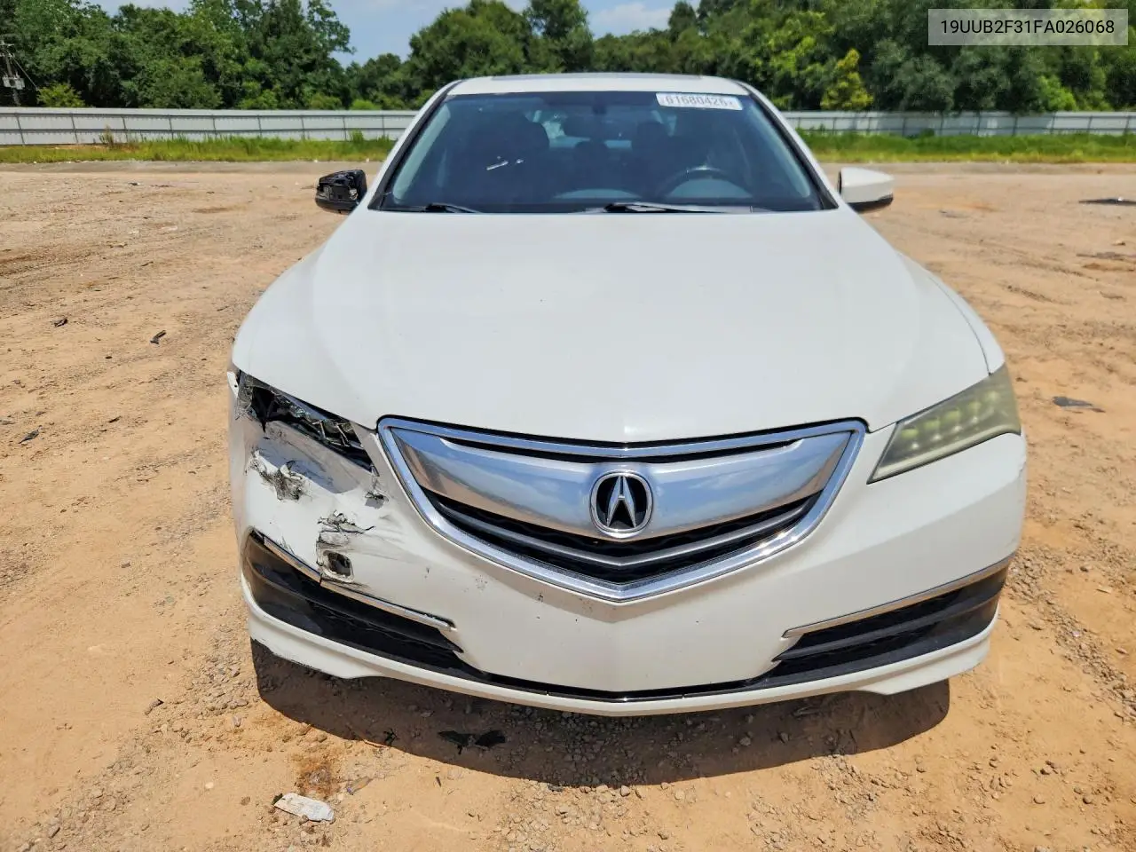 2015 Acura Tlx VIN: 19UUB2F31FA026068 Lot: 61680426
