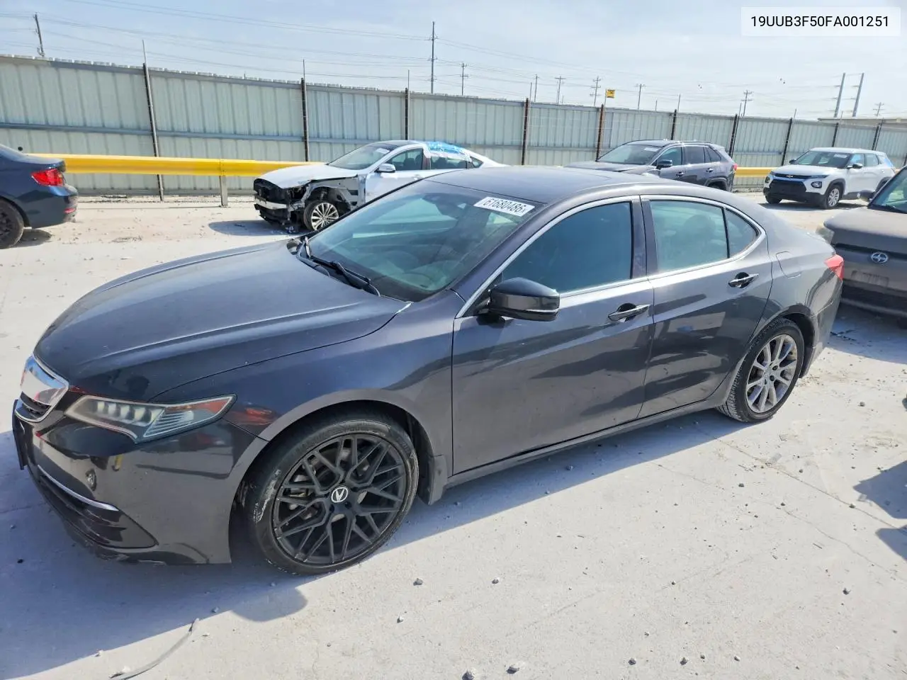 2015 Acura Tlx Tech VIN: 19UUB3F50FA001251 Lot: 61680486