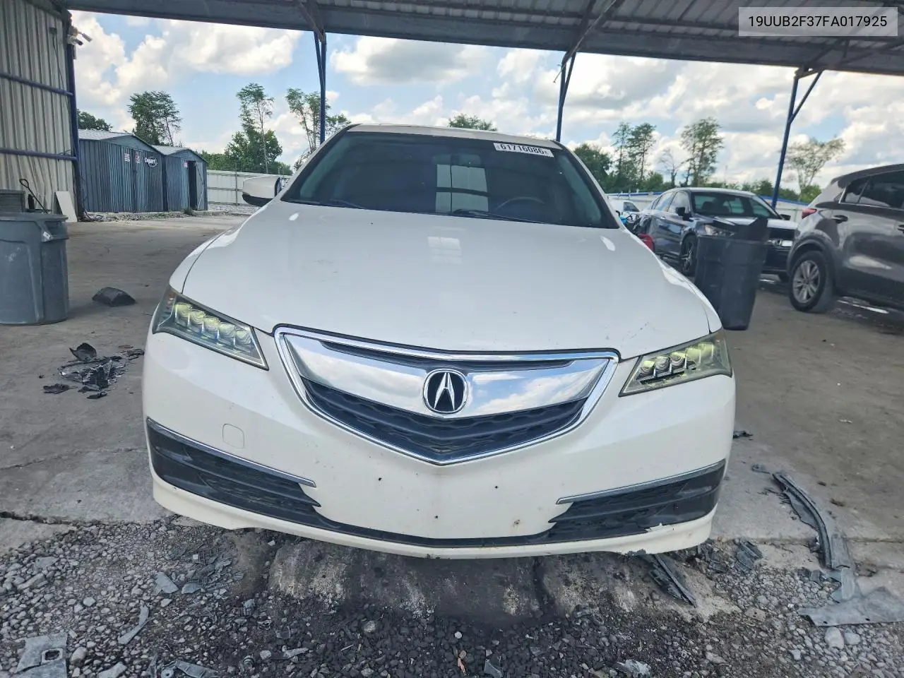 2015 Acura Tlx VIN: 19UUB2F37FA017925 Lot: 61716086