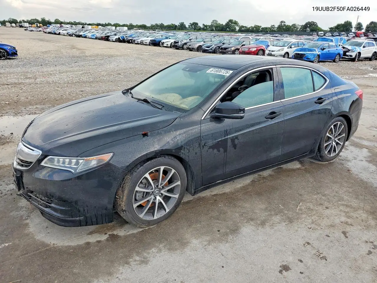 2015 Acura Tlx Tech VIN: 19UUB2F50FA026449 Lot: 61806726
