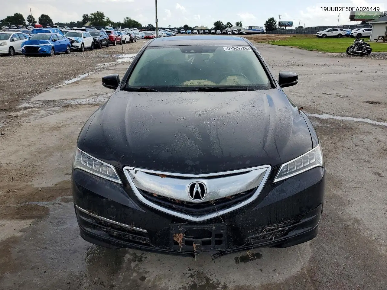2015 Acura Tlx Tech VIN: 19UUB2F50FA026449 Lot: 61806726