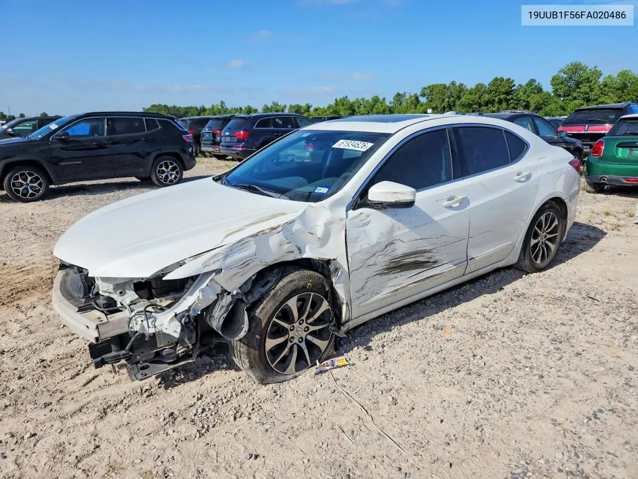 2015 Acura Tlx Tech VIN: 19UUB1F56FA020486 Lot: 61934626