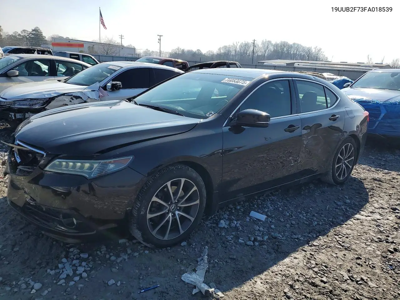 2015 Acura Tlx Advance VIN: 19UUB2F73FA018539 Lot: 76053875