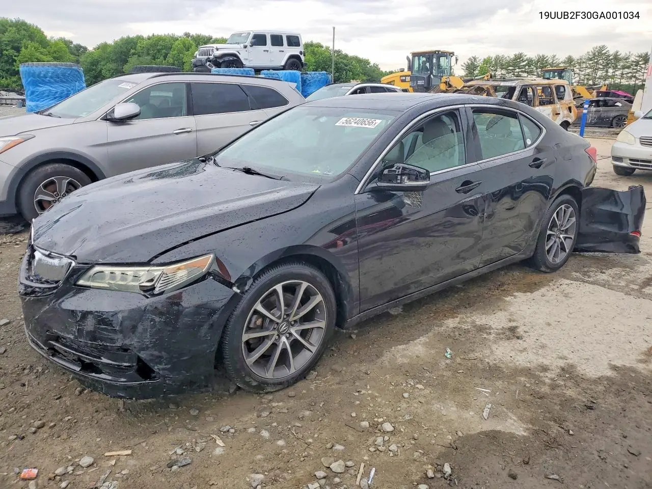 2016 Acura Tlx VIN: 19UUB2F30GA001034 Lot: 56240656