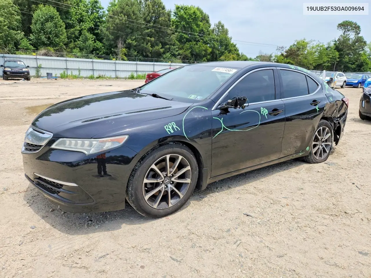 2016 Acura Tlx Tech VIN: 19UUB2F53GA009694 Lot: 56777496