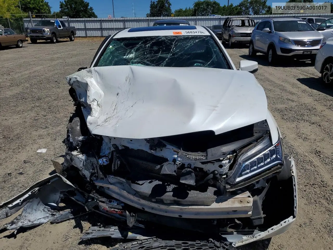 2016 Acura Tlx Tech VIN: 19UUB2F59GA001017 Lot: 56834706
