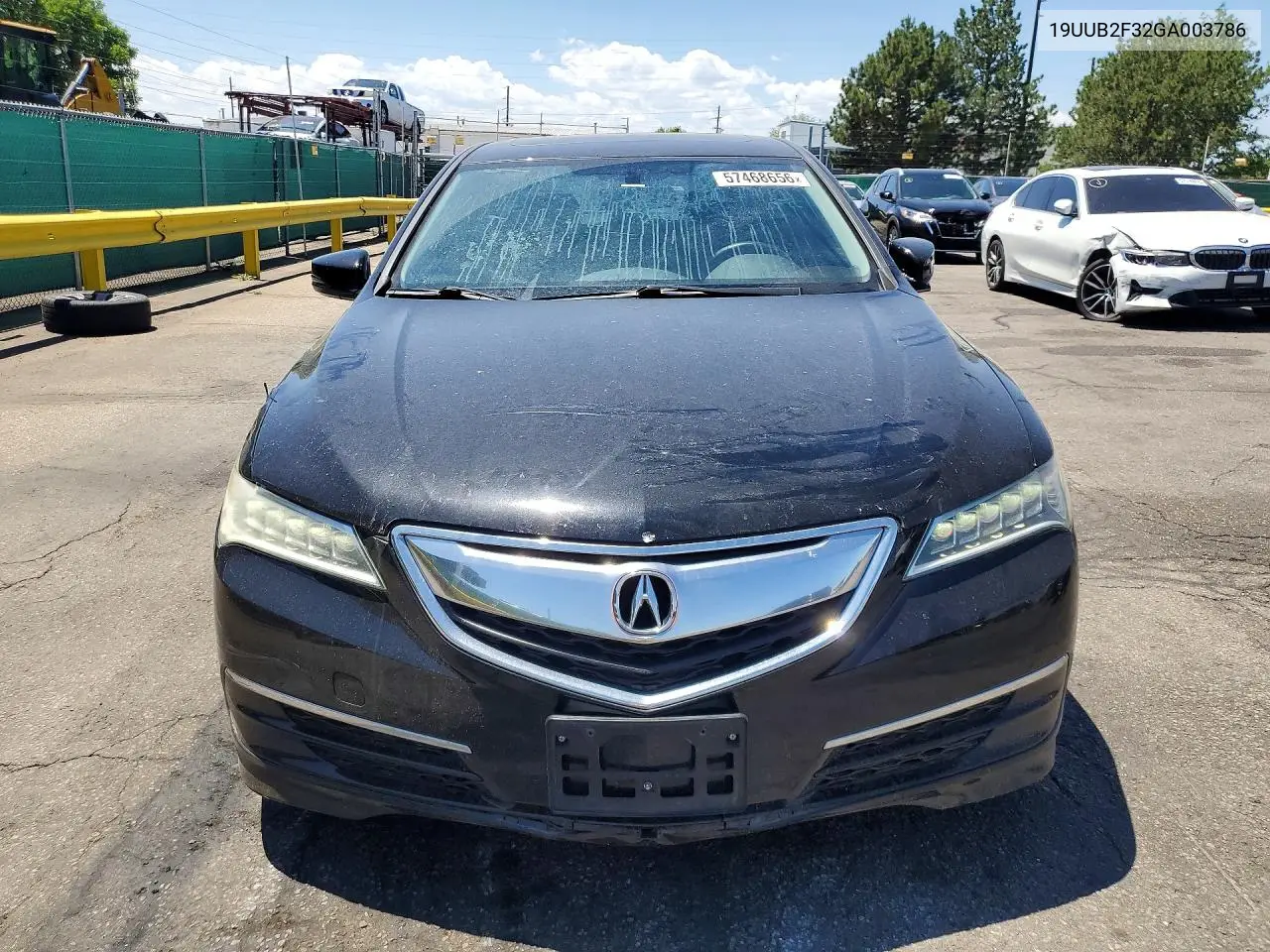 2016 Acura Tlx VIN: 19UUB2F32GA003786 Lot: 57468656