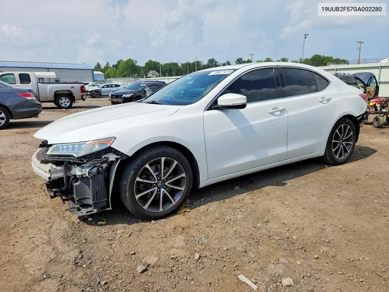 2016 Acura Tlx Tech VIN: 19UUB2F57GA002280 Lot: 58811416