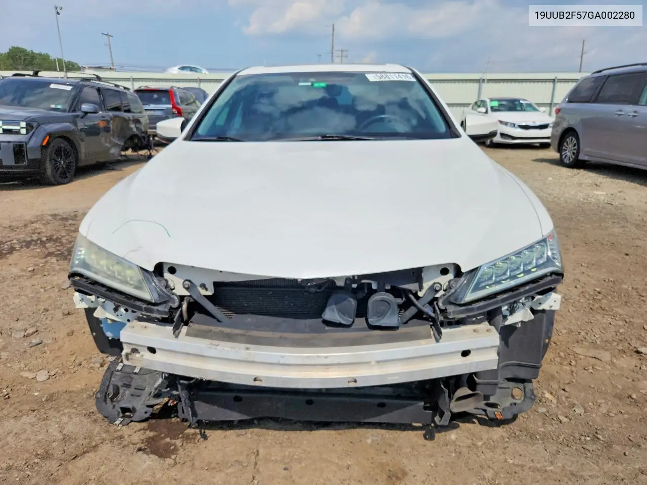2016 Acura Tlx Tech VIN: 19UUB2F57GA002280 Lot: 58811416
