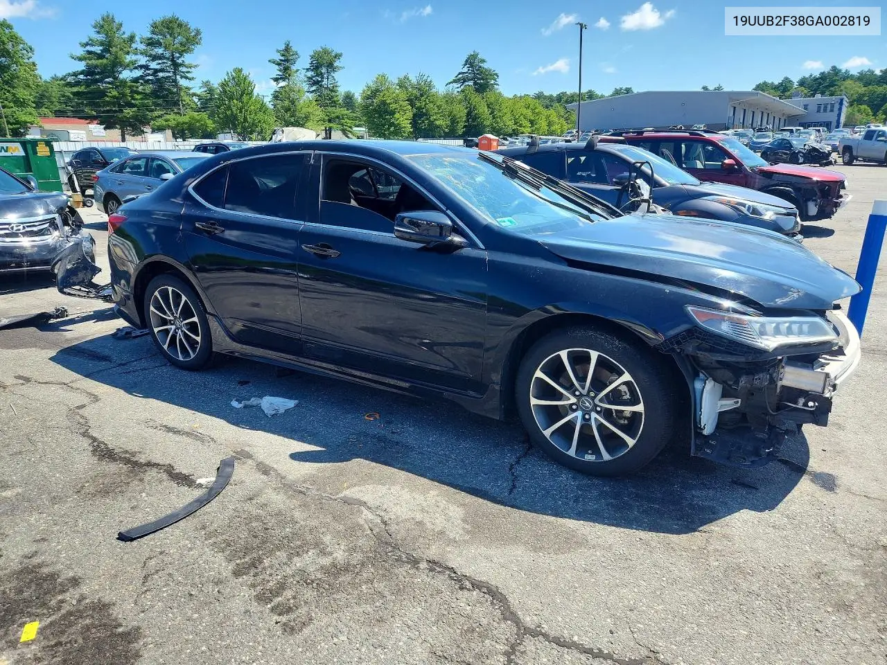 2016 Acura Tlx VIN: 19UUB2F38GA002819 Lot: 59118176