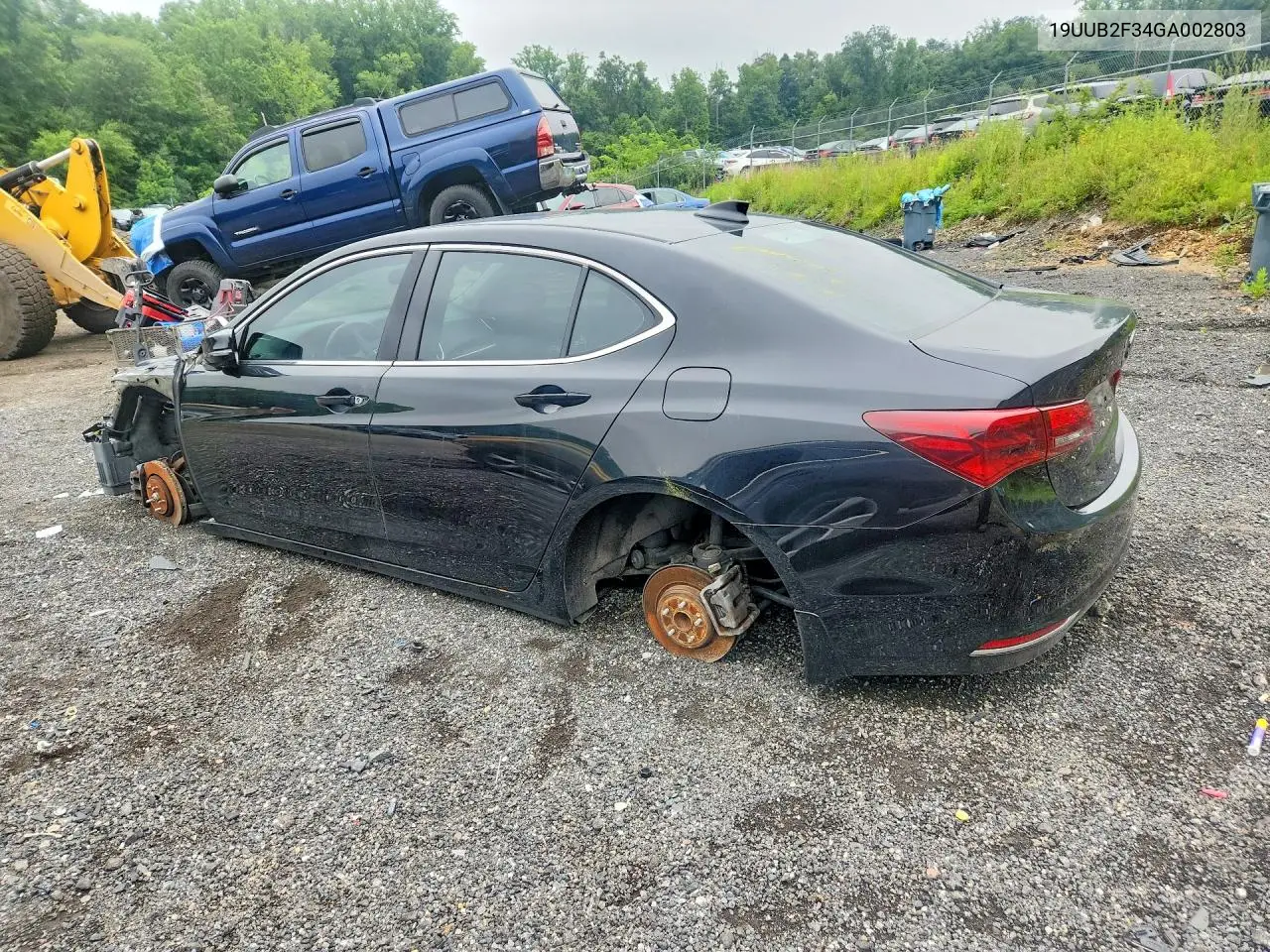 2016 Acura Tlx VIN: 19UUB2F34GA002803 Lot: 59652496