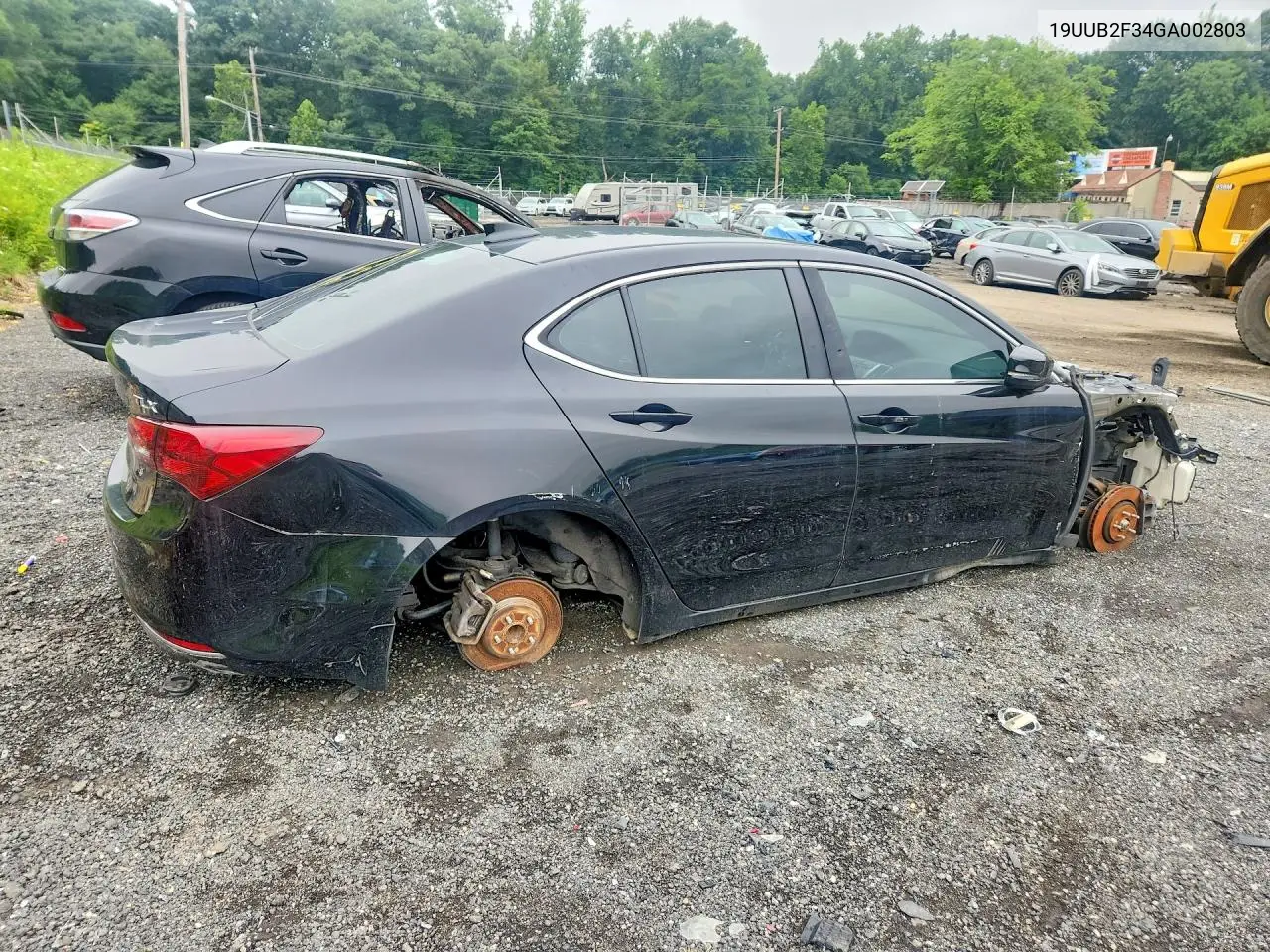 2016 Acura Tlx VIN: 19UUB2F34GA002803 Lot: 59652496